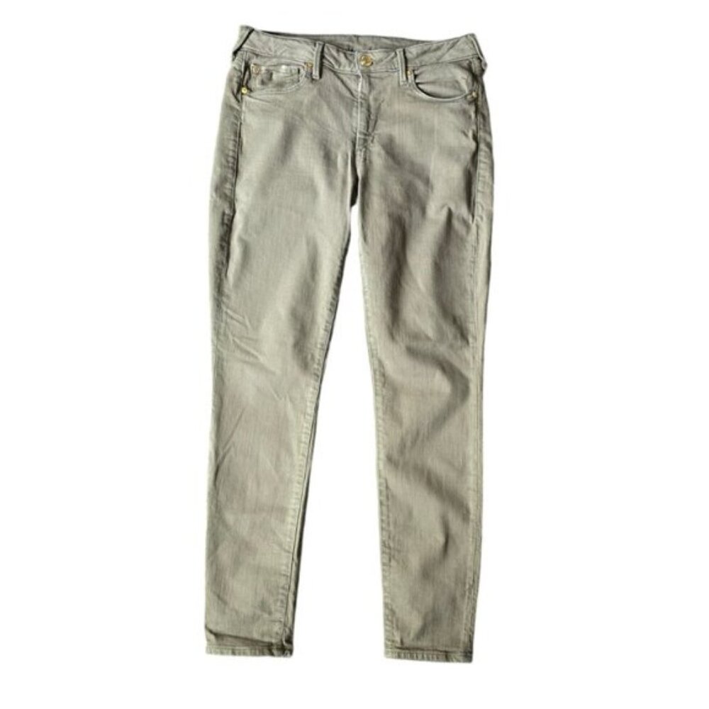 True Religion Jennie Curvy.Skinny Mid Rise  Casual -Blue denim Jeans. Size 30